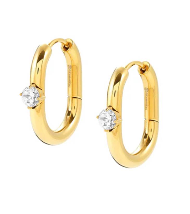 029404/012 SS GP NOM CZ SET HOOP ERS. - CH. OF STYLE