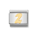 030102/02 NOM NUMBER 2 - SS & 18CT