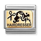 HAIRDRESSER GOLD CHARM