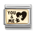 YOU & ME PUZZLE CHARM