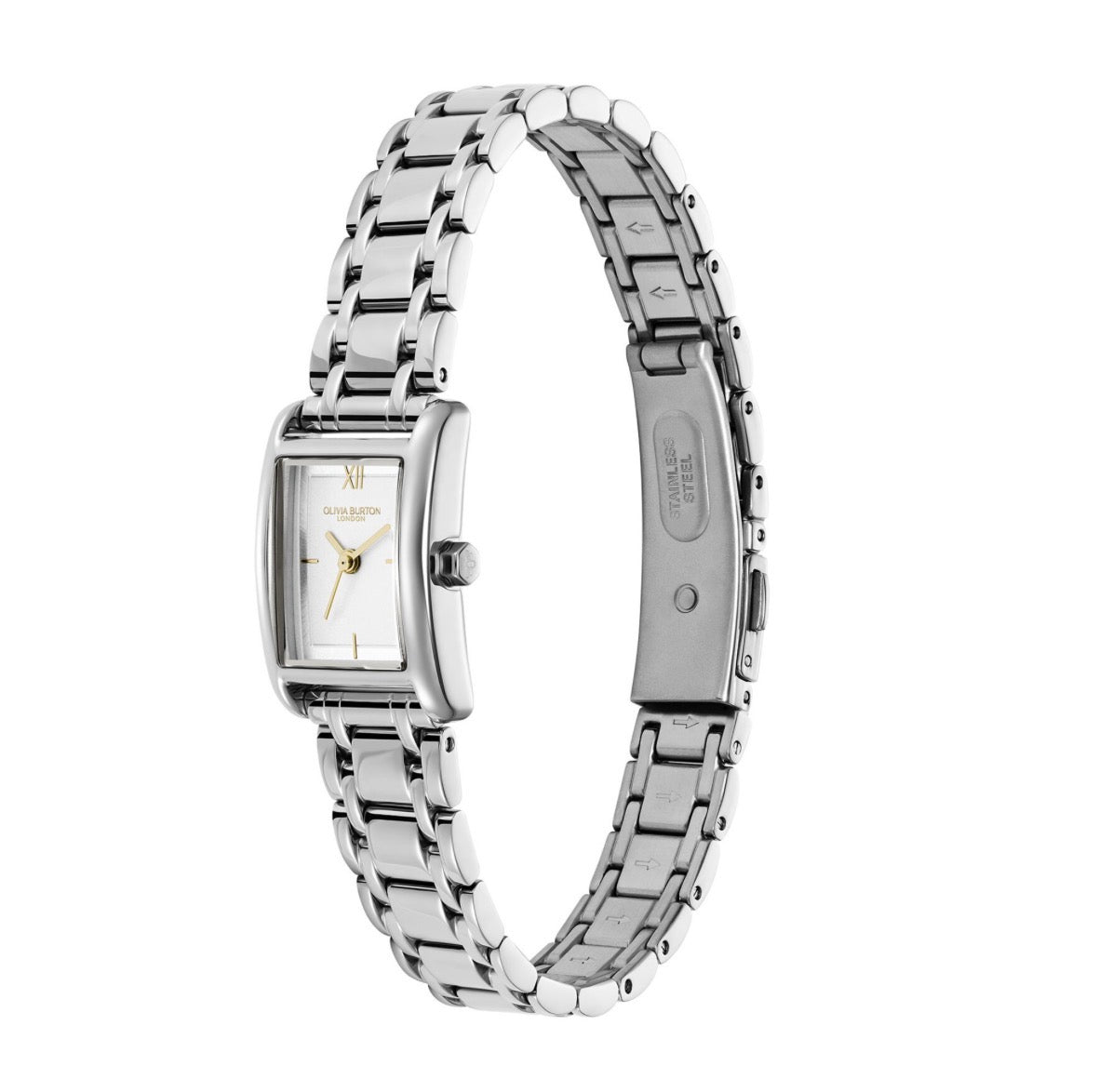 LDS SS OLIVIA B RECT GROVE SILV WHT DL BW