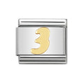 030102/03 NOM NUMBER 3 - SS & 18CT