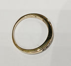 9ct Yellow Gold 7 Diamond Half Eternity Ring