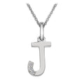 SILV INITIAL J HOT DIAMONDS 16-18" TRACE CHAIN