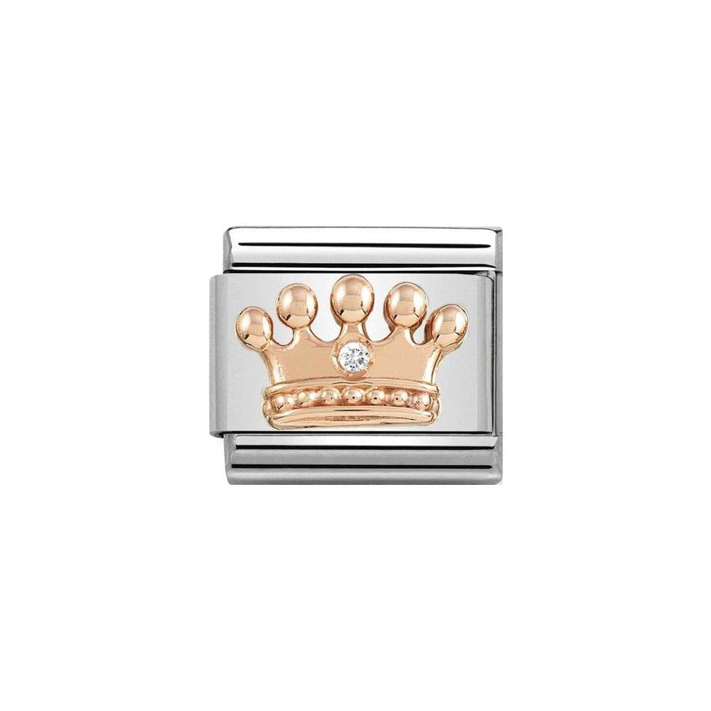 NOM ROSE GOLD CZ CROWN