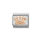NOM ROSE GOLD CZ CROWN