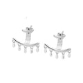 SILVER MULTI DRIP EAR JACKET
