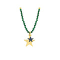 SILV GP GRN BEAD STAR ANTIBES NLET
