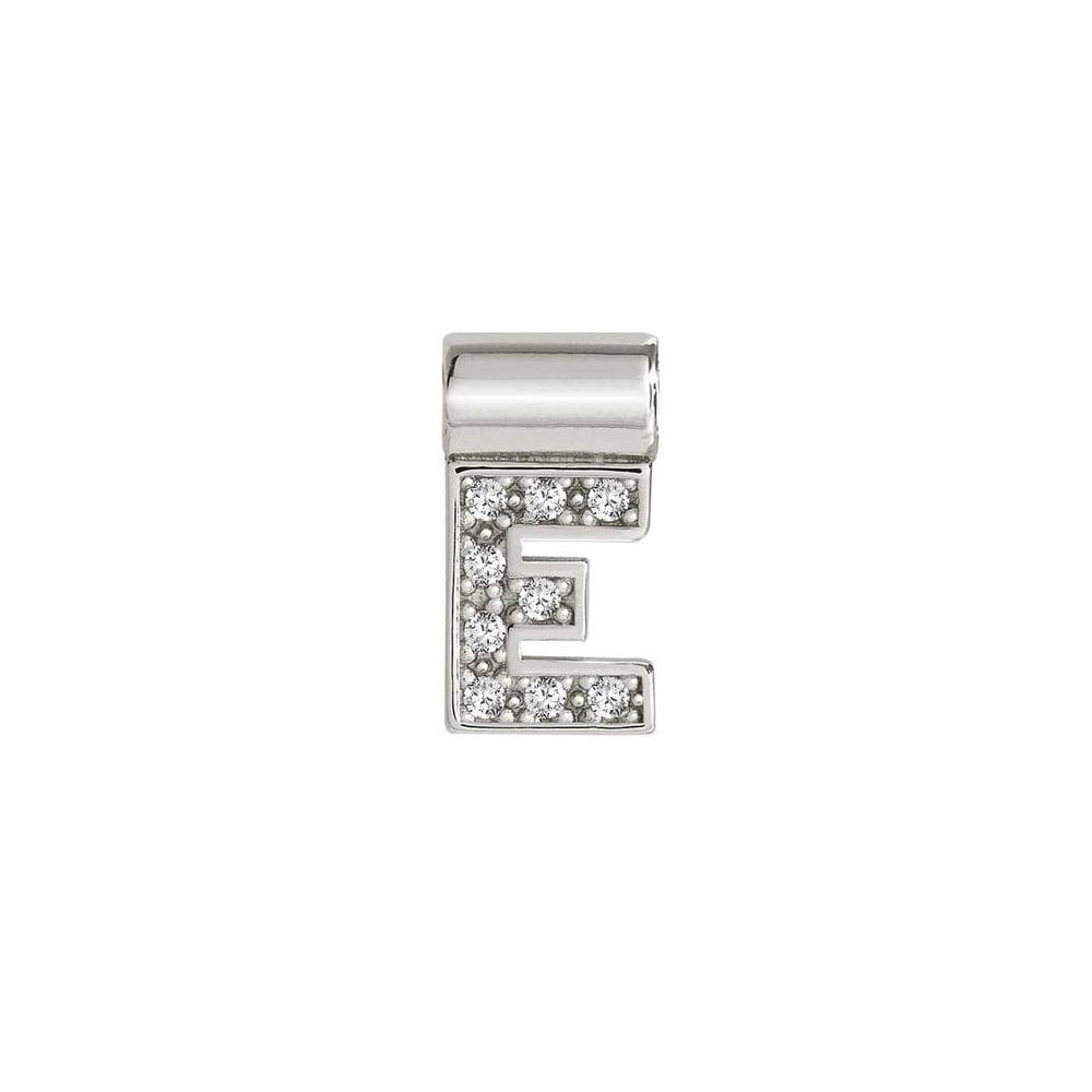 NOM SEIMIA E SILVER CZ LETTERS