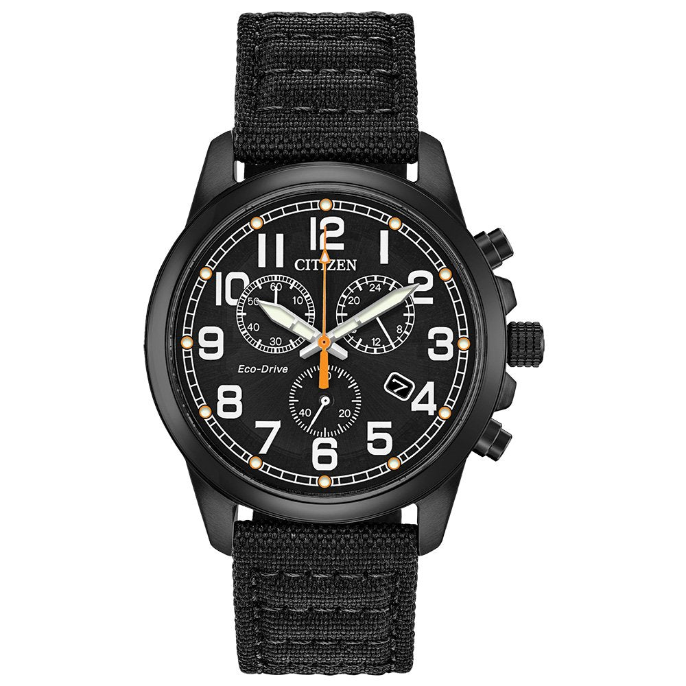 GNTS CITIZEN BLK PVD RND CHRONO BLK DL.D@4 AF WR SW