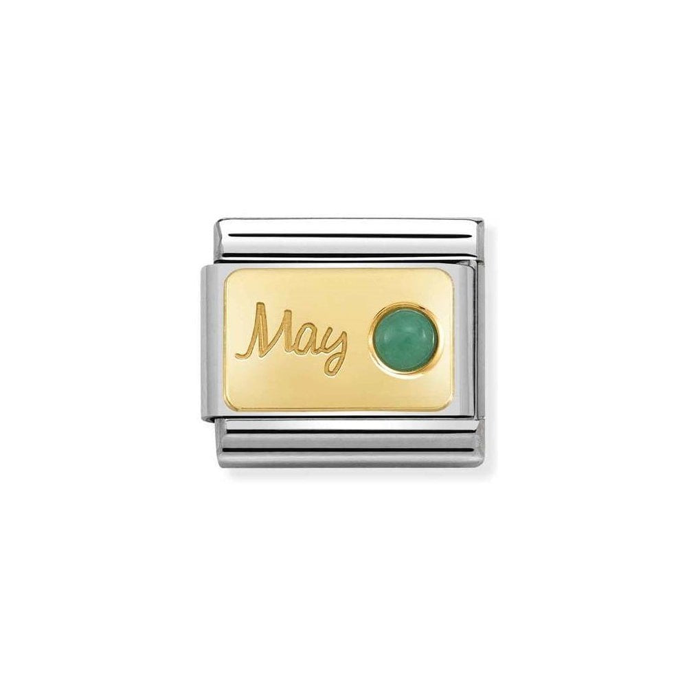 NOM MAY EMERALD GOLD - MONTH STONE