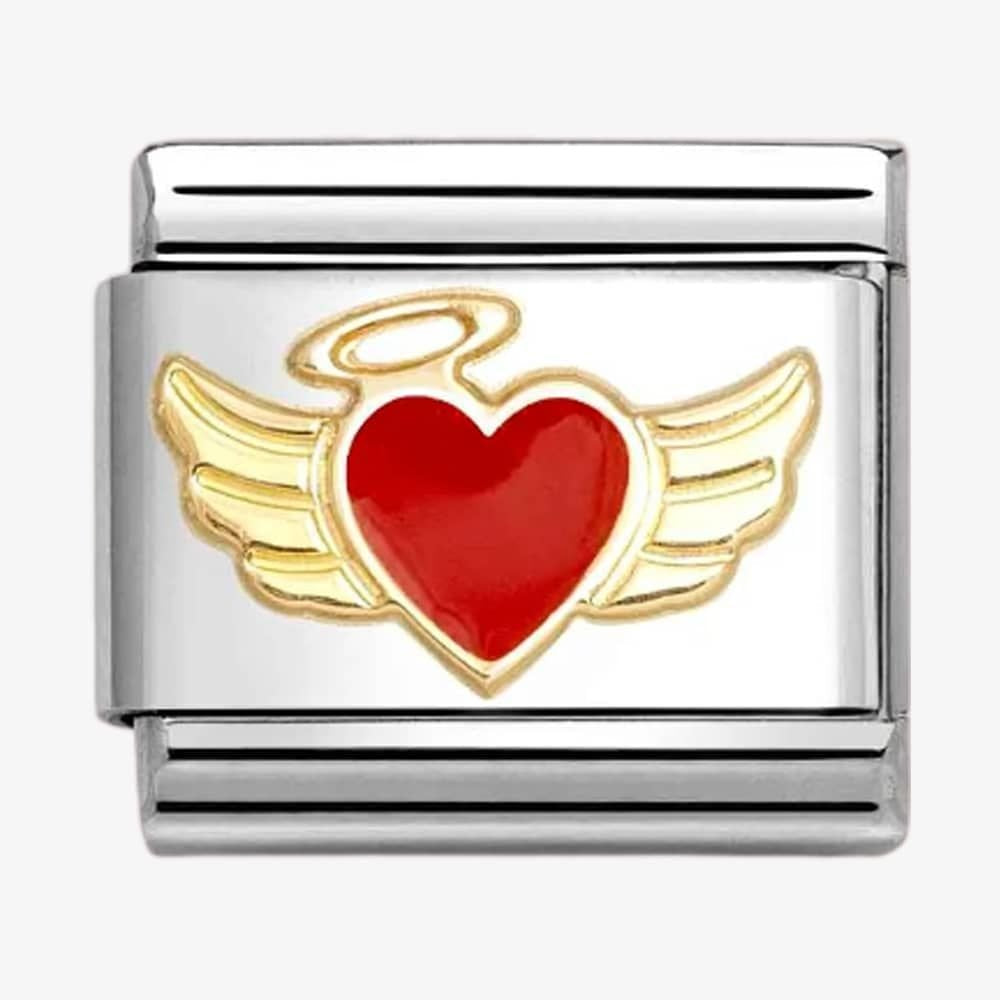 NOM GOLD ANGEL HEART WING - LOVE