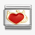 030207/51 NOM GOLD DEVIL HEART WING - LOVE