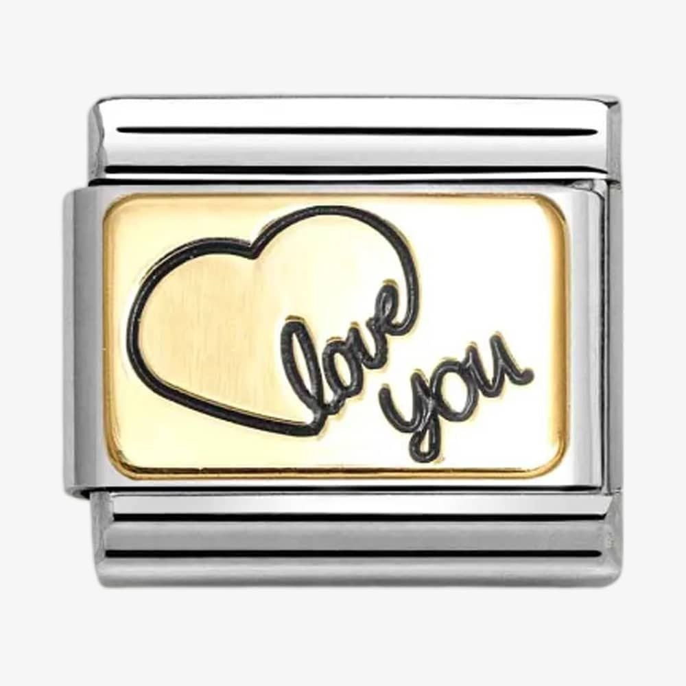 NOM HEART LOVE YOU ENAMEL - PLATES