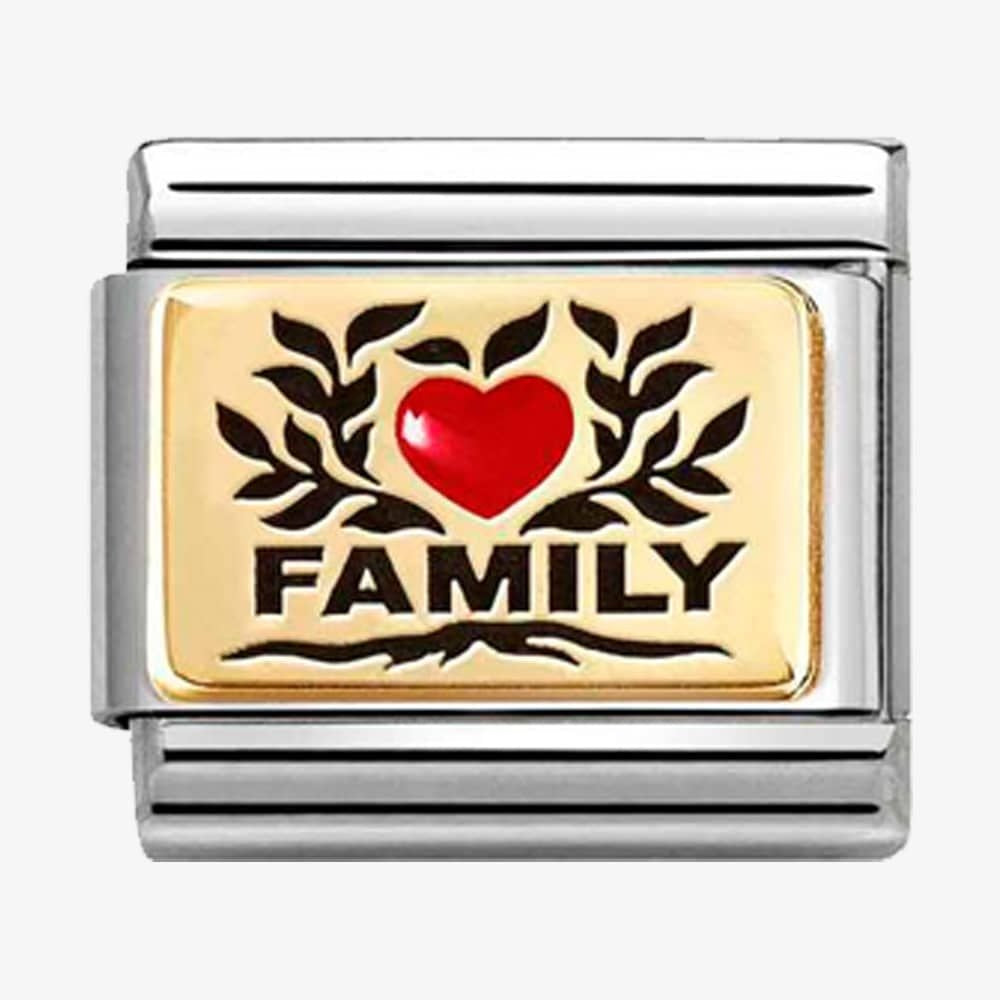 030289/07 NOM FAMILY RED HEART ENAMEL PLATES (IC)