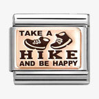 NOM TAKE A HIKE BE HAPPY ROSE - PLATES
