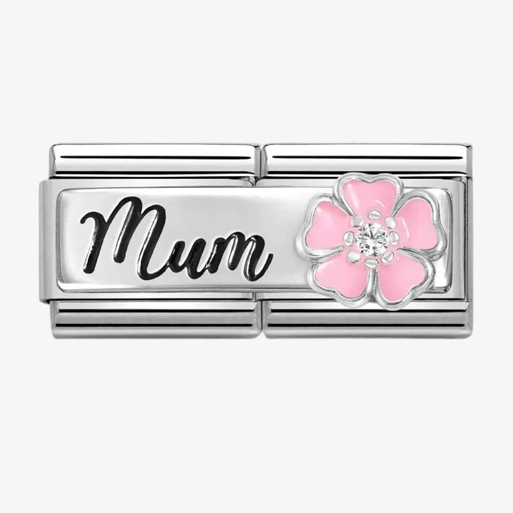 NOM ENAM CZ MUM PNK FLOWER - DBLE ENGR