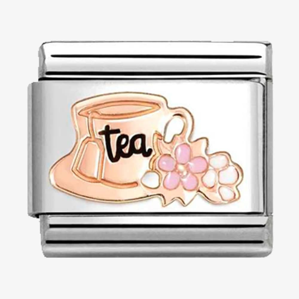 NOM ROSE TEA CUP WITH FLOWERS - SYMBOLS