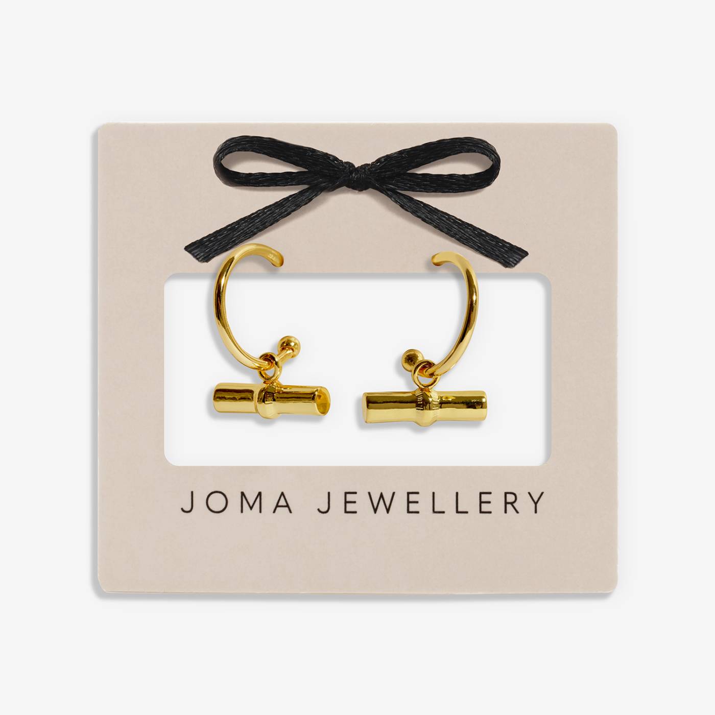 CLASSIC COLLECTION | GP T-Bar Drop Hoop Earrings by Joma