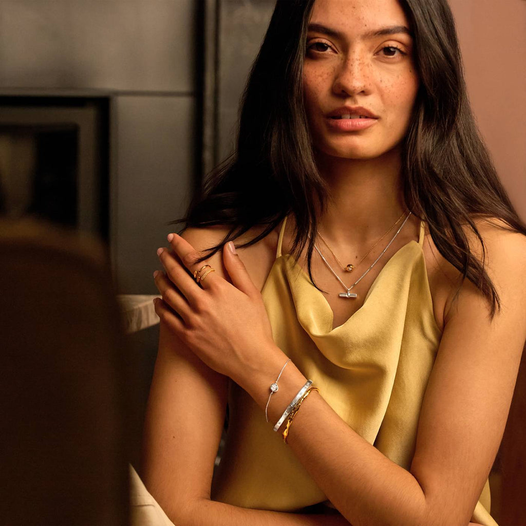 CLASSIC COLLECTION | T-BAR GP Bead Bar Necklet by Joma