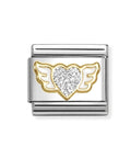 NOM SILV WINGED HEART - GLITTER SYMBOLS