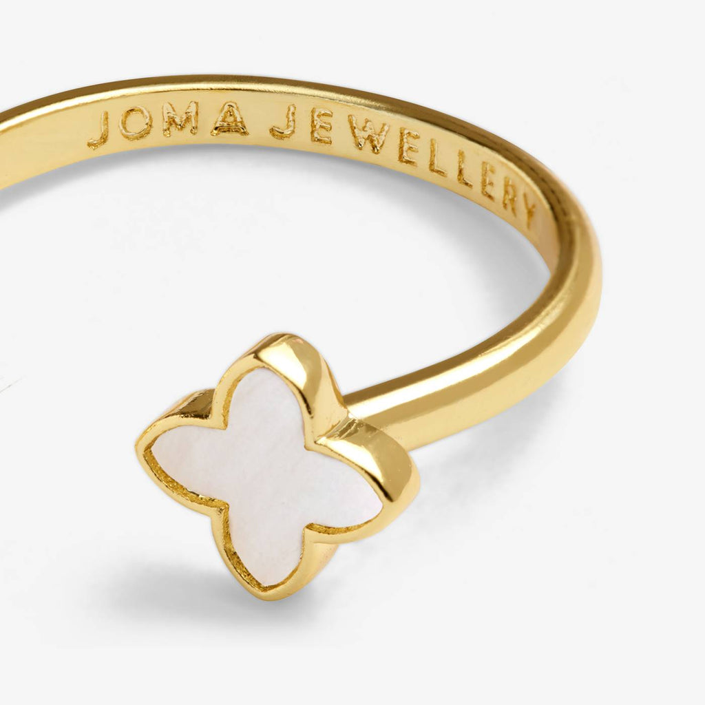 SIGNATURE CLOVER COLLECTION | WHITE CLOVER GP Ring by Joma