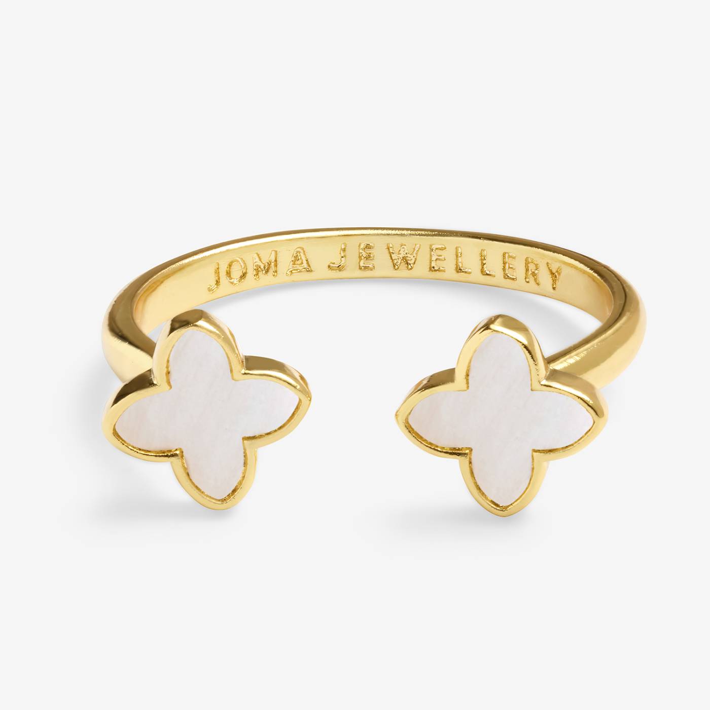 SIGNATURE CLOVER COLLECTION | WHITE CLOVER GP Ring by Joma
