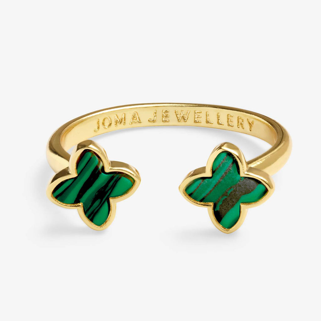 SIGNATURE CLOVER COLLECTION | GREEN CLOVER GP Ring by Joma