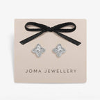 SIGNATURE CLOVER COLLECTION | TEXTURED CLOVER SP Stud Earrings by Joma