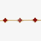 SIGNATURE CLOVER COLLECTION | RED CLOVER GP Bracelet by Joma
