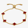SIGNATURE CLOVER COLLECTION | RED CLOVER GP Bracelet by Joma