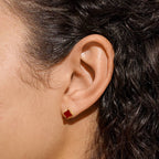 SIGNATURE CLOVER COLLECTION | RED CLOVER GP Stud Earrings by Joma