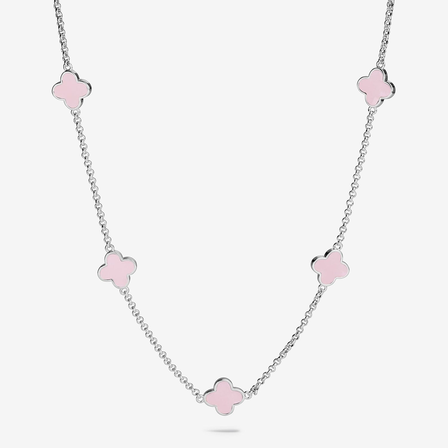 SIGNATURE CLOVER COLLECTION | PINK CLOVER SP Necklet by Joma