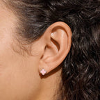 SIGNATURE CLOVER COLLECTION | PINK CLOVER SP Stud Earrings by Joma