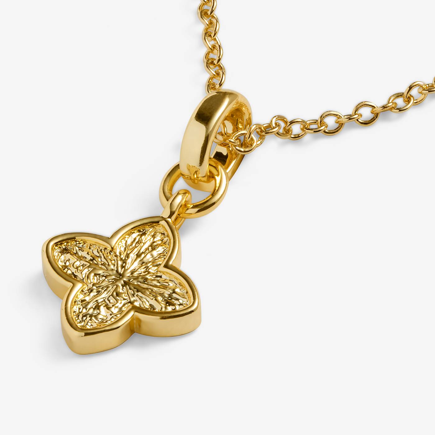 SIGNATURE CLOVER COLLECTION | TEXTURED CLOVER GP Necklet by Joma
