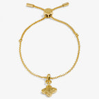 SIGNATURE CLOVER COLLECTION | TEXTURED CLOVER GP Bracelet by Joma