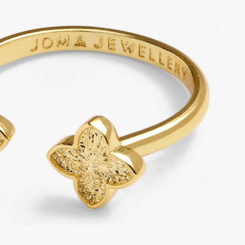 SIGNATURE CLOVER COLLECTION | TEXTURED CLOVER GP Ring by Joma