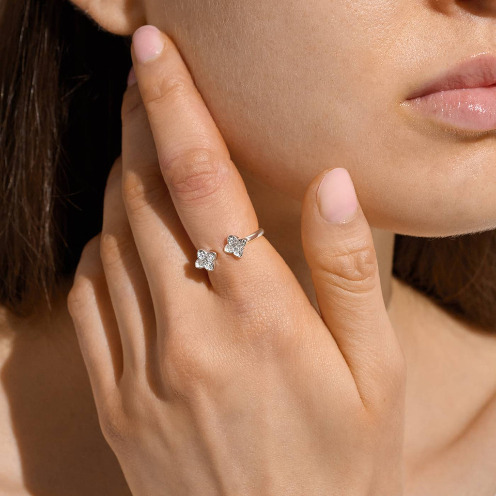 SIGNATURE CLOVER COLLECTION | TEXTURED CLOVER SP Ring by Joma