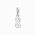 T SABO SILV INFINITY DROP PENDANTS CHARM
