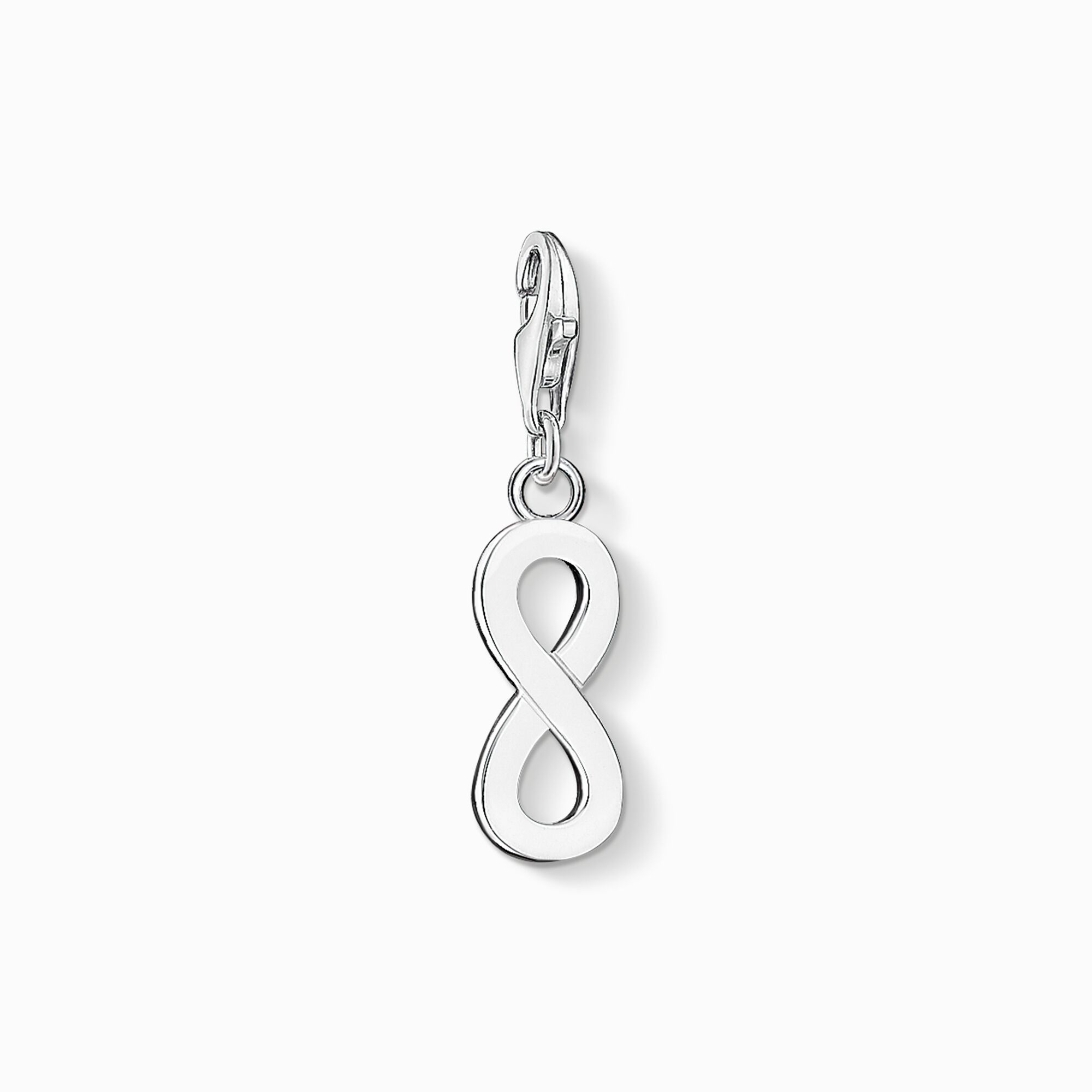 T SABO SILV INFINITY DROP PENDANTS CHARM