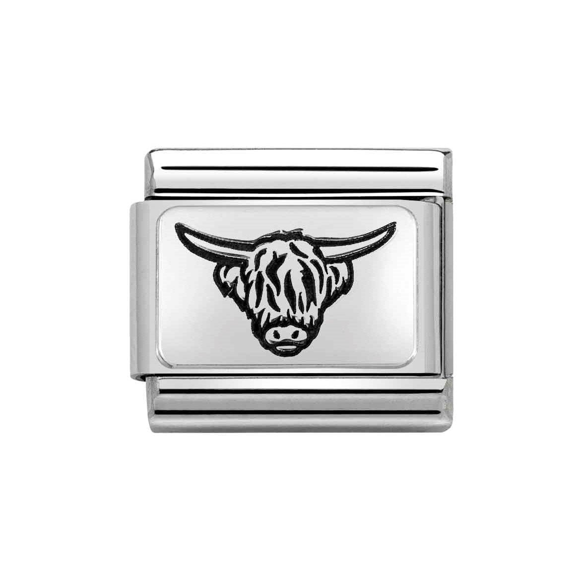 NOM HIGHLAND BULL SILVER - PLATES