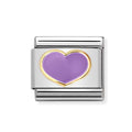 NOM LILAC HEART ENAMEL - LOVE2
