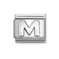 NOM SILV M OXIDISED INITIAL - LETTER