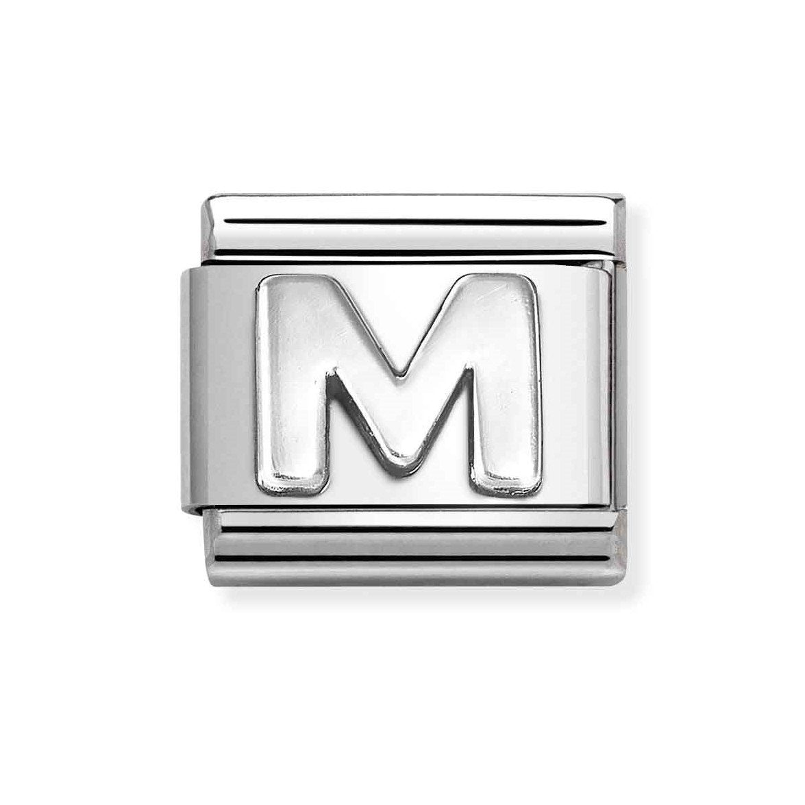 NOM SILV M OXIDISED INITIAL - LETTER