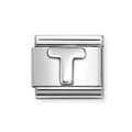 NOM SILV T OXIDISED INITIAL - LETTER