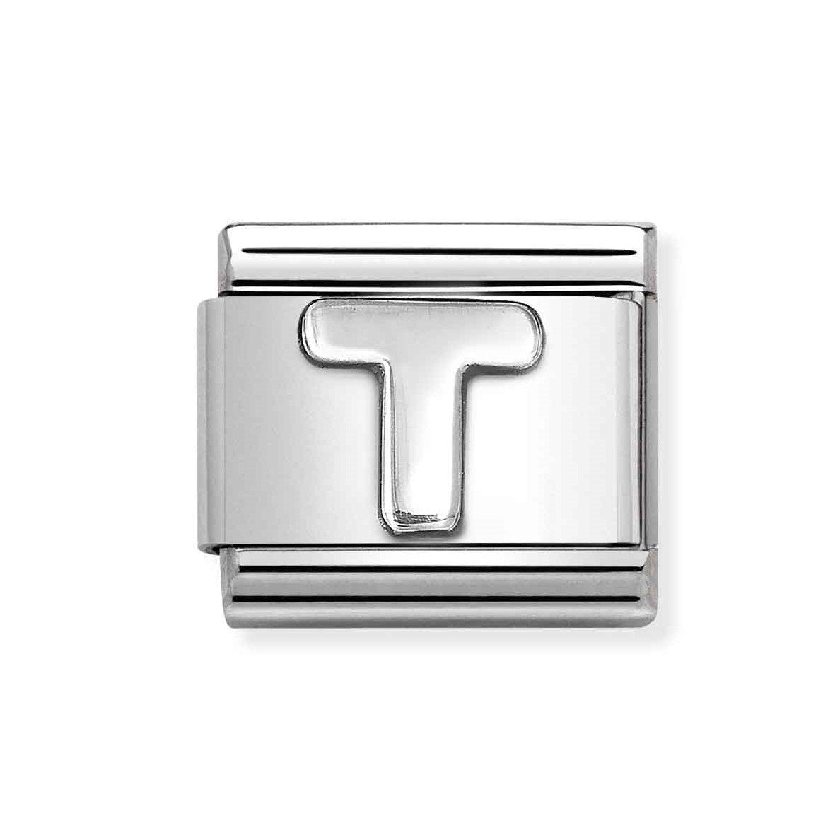 NOM SILV T OXIDISED INITIAL - LETTER