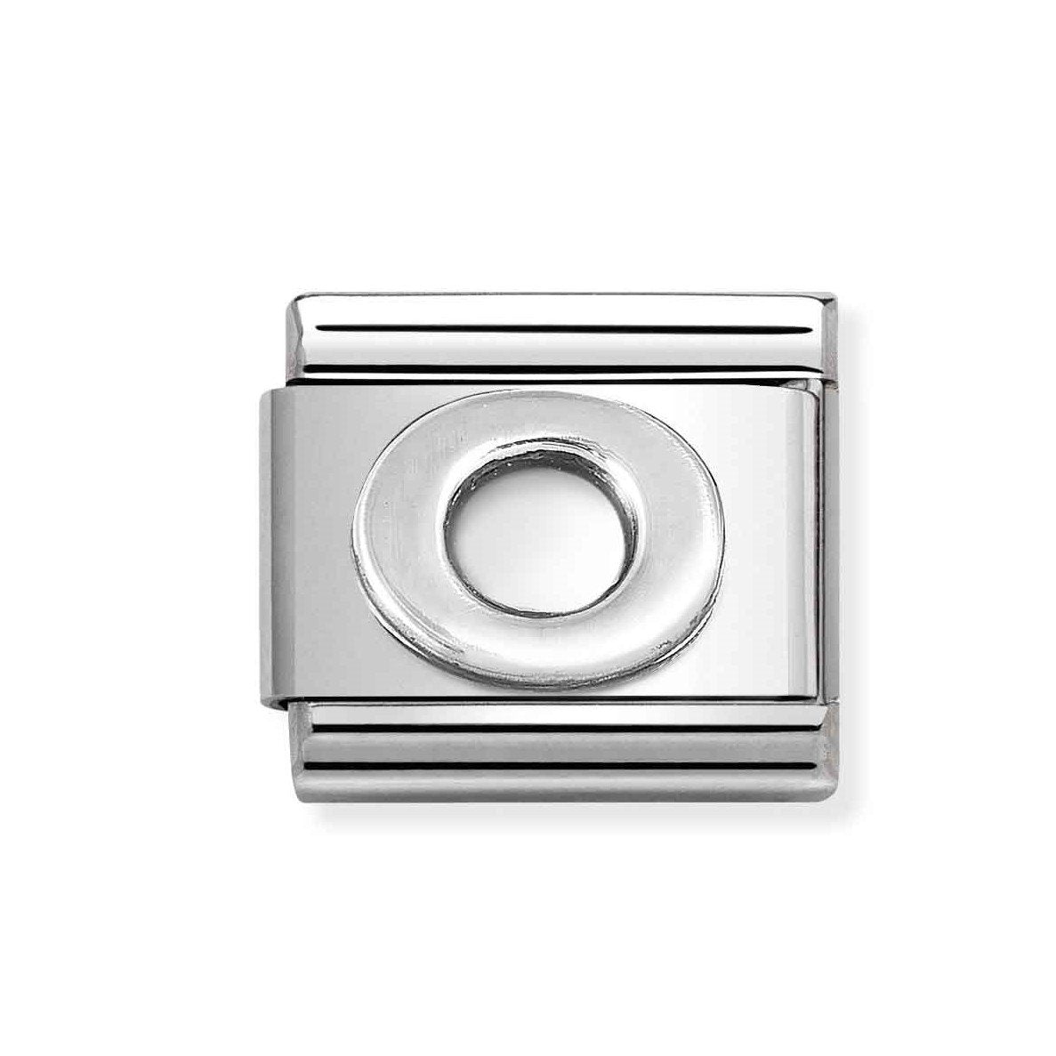 NOM SILV O OXIDISED INITIAL - LETTER