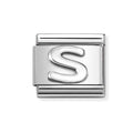 NOM SILV S OXIDISED INITIAL - LETTER