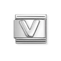 NOM SILV V OXIDISED INITIAL - LETTER