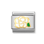 NOM WHITE CAMELLIA FLOWER ENAMEL - SYMBOLS
